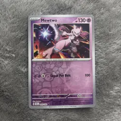 MEWTWO 59/142 UNCOMMON STELLAR CROWN POKEMON REVERSE HOLO NM/M - Image 1
