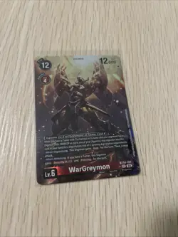Digimon Card Game WarGreymon BT14-101 Alternative Art Foil - Image 1