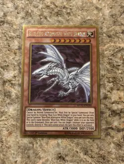Yu-Gi-Oh! Blue-Eyes Alternative White Dragon MVP1-ENG46 Gold Rare NM - Image 1