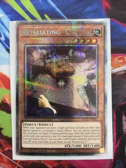 YUGIOH - RETALIATING "C" - STARLIGHT RARE - MP25 - NM - 1ST ED - Image 1