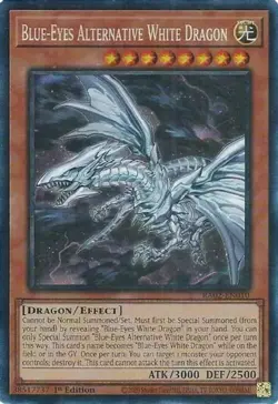 Yugioh! Blue-Eyes Alternative White Dragon - RA02-EN010 - Prismatic Collector's - Image 1