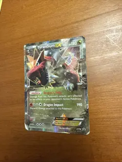 Tyrantrum EX - Pokemon Trading Card Holo Rare 180 HP - Image 1