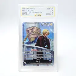 One Piece English Sanji Leader Alt Art OP12-041 Legacy of the Master AGS 10 - Image 1