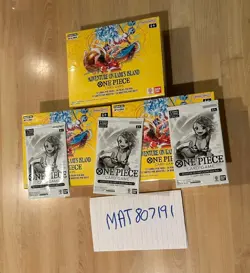 One Piece TCG OP15 Booster Box (24 Packs) English - New & Sealed x3 - Image 1