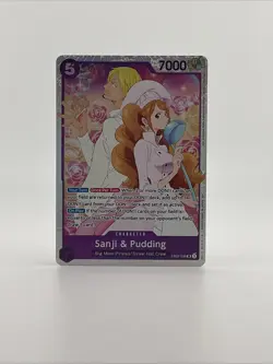One Piece TCG English Sanji and Pudding EB02-035 SR Anime 25th Collection NM/M - Image 1