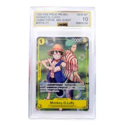 One Piece Monkey D Luffy OP10-111 Learn Together Set Sail Event Promo AGS 10 - Image 1