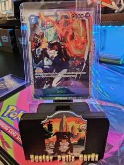 One Piece Sabo OP15-046 SR Super Rare Adventure On Kami’s Island NM - Image 1