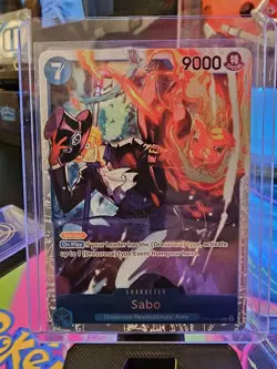One Piece Sabo OP15-046 SR Super Rare Adventure On Kami’s Island NM - Image 2
