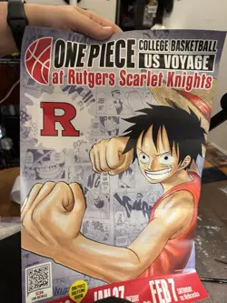 One Piece TCG Monkey D Luffy College Basketball US Voyage Promo P-055 - Image 3