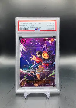 2025 One Piece - Monkey D. Luffy SP OP09-119 Carrying On His Will PSA 10 - Image 1