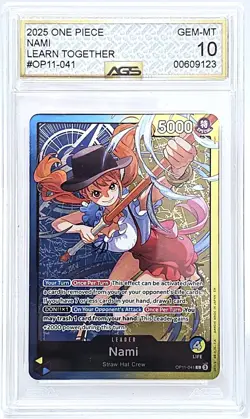 One Piece English Learn Together Deck Set Leaders Nami, Luffy, & Zoro AGS 10 - Image 2