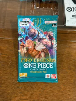 One Piece OP-08 Two Legends x4, Special DON!! Card Pack DP-08 x2 6 English Packs - Image 2