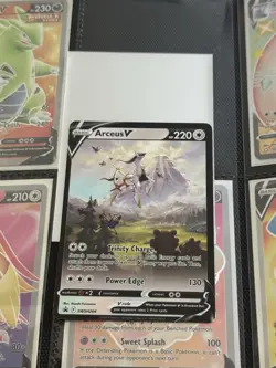 Arceus V SWSH204 Sword & Shield Promo Holo Card NM/LP Pokemon TCG Free Shipping - Image 2