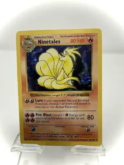 Pokemon TCG Ninetales Base Set *black flames* - Image 1