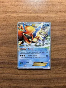 Pokemon TCG Keldeo EX 45/113 Ultra Rare Holo Rare Legendary Treasures LP - Image 1