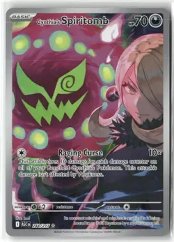 Pokemon Cynthia's Spiritomb 244/217 Holofoil ME: Ascended Heroes Illustration Ra - Image 1