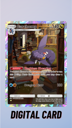 Garchomp Full Art Space-Time Smackdown Pokemon TCG Pocket 1 Star ⭐ (English) - Image 1