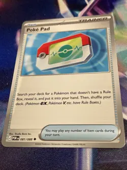 Pokemon TCG Poke Pad Item 081/088 Uncommon Perfect Order NM/M - Image 2