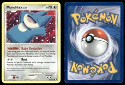 ✰ MUNCHLAX 69/111 COMMON RISING RIVALS POKEMON ✰ DMG - Image 1
