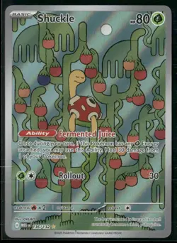✰ SHUCKLE 136/132 ILLUSTRATION RARE MEGA EVOLUTION POKEMON ✰ NM/M - Image 2