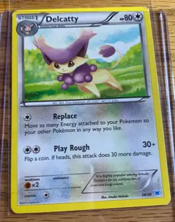 Pokemon Delcatty XY Trainer Kit: Latias & Latios 19/30 Regular Common Card LP - Image 1