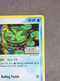 Lotad 55/100 Stamped Reverse Holo (2006) EX Crystal Guardians TCG Pokemon LP+ - Image 5