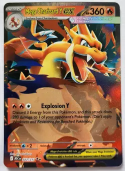 Mega Charizard Y ex 022/217 | Ascended Heroes | Pokemon TCG - Image 1