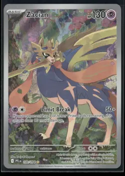 ✰ ZACIAN 100/094 ILLUSTRATION RARE PHANTASMAL FLAMES POKEMON ✰ NM/M - Image 2