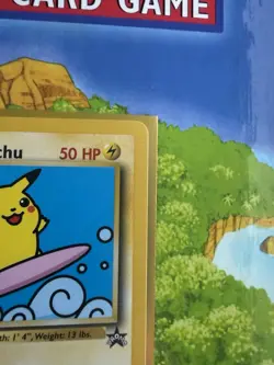 Pokemon Surfing Pikachu 28/53 Wotc Black Star Promo ⭐ English 2001 Near Mint NM - Image 3