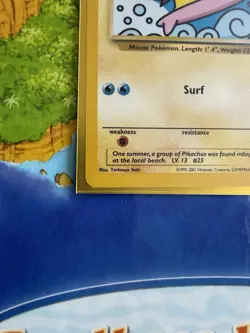 Pokemon Surfing Pikachu 28/53 Wotc Black Star Promo ⭐ English 2001 Near Mint NM - Image 5