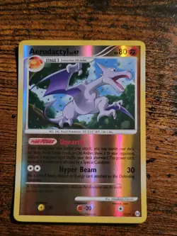 Pokemon TCG Aerodactyl 13/99 Reverse-Holo Platinum Series Arceus Set 2009 LP - Image 1