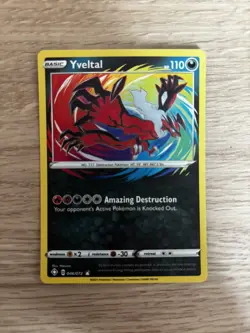 Yveltal 046/072 Amazing Rare Shining Fates Pokemon NM - Image 1