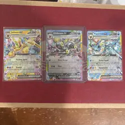 Pokemon Prismatic Evolutions ex Lot X3 NM Umbreon ex 060/131 Vaporeon ex 023/131 - Image 1