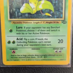 Pokemon TCG Victreebel Jungle 14/64 Holo Rare Unlimited 80 HP Wizards LP/NM - Image 3