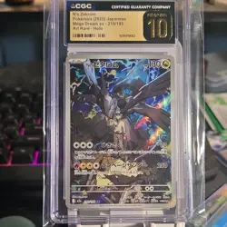 N's Zekrom Art Rare Holo CGC Pristine 10 Pokemon Mega Dream ex 210/193 Japanese - Image 1