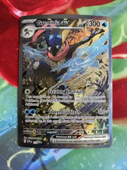 Pokemon Greninja ex 132 Sv: Scarlet & Violet Promo Holo NM/M - Image 1