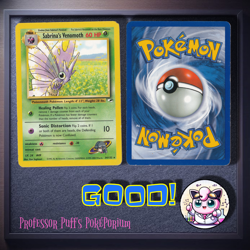 Sabrina's Venomoth #34 Pokemon TCG Gym Heroes Rare GOOD condition - Image 1
