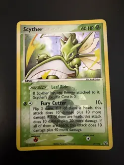 Scyther - 29/112 - Pokemon Ex FireRed LeafGreen Reverse Holo LP - Image 1