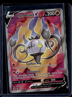Chandelure V - 247/264 / Fusion Strike Ultra Rare 2021 (NM) / Pokemon TCG - Image 1