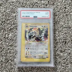 Pokemon Skyridge Kabutops Secret Rare Holo 150/144 2003 PSA 9 English - Image 1