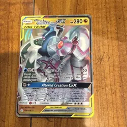 Pokemon Arceus & Dialga & Palkia GX TAG TEAM Holo 156/236 280 HP - Image 1