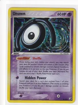 Unown Holo (M/28) Pokemon Unseen Forces - [LP] - Image 1