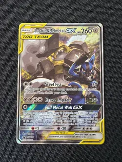 Pokemon Card - Lucario & Melmetal GX Tag Team - Black Star Promo - SM192 - Image 1
