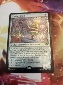 Celebr-8000 (Galaxy Foil) #471 (NM) Unfinity UNF Magic MTG - Image 1