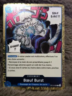 Bœuf Burst (OP12-060) (V.1) - Carte One Piece - Rare *FR* - Image 1
