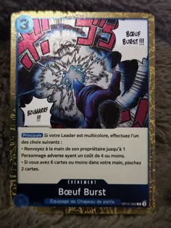 Bœuf Burst (OP12-060) (V.1) - Carte One Piece - Rare *FR* - Image 2