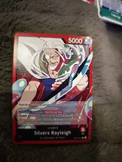 Silvers Rayleigh OP12-001 Legacy of the Master One Piece TCG English Near Mint - Image 1