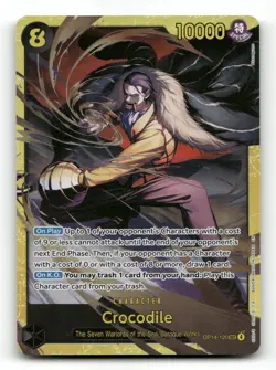 Crocodile OP14-120 - The Azure Sea's Seven - One Piece Card NM/M - Image 1