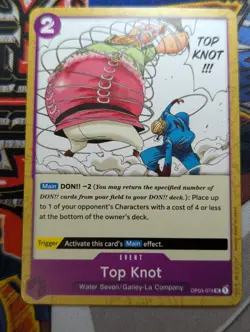 Top Knot OP03-074 Pillars of Strength One Piece TCG Card - Image 1