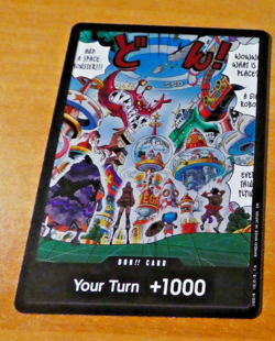 ONE PIECE ENGLISH CARD HOLO GAME CARTE CARTE DON EGGHEAD OP14-104 SR EN MINT - Image 1